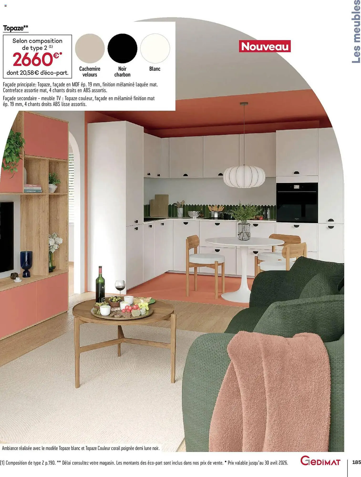 Catalogue Gedimat du 1 avril au 30 avril 2026 - Catalogue page 185