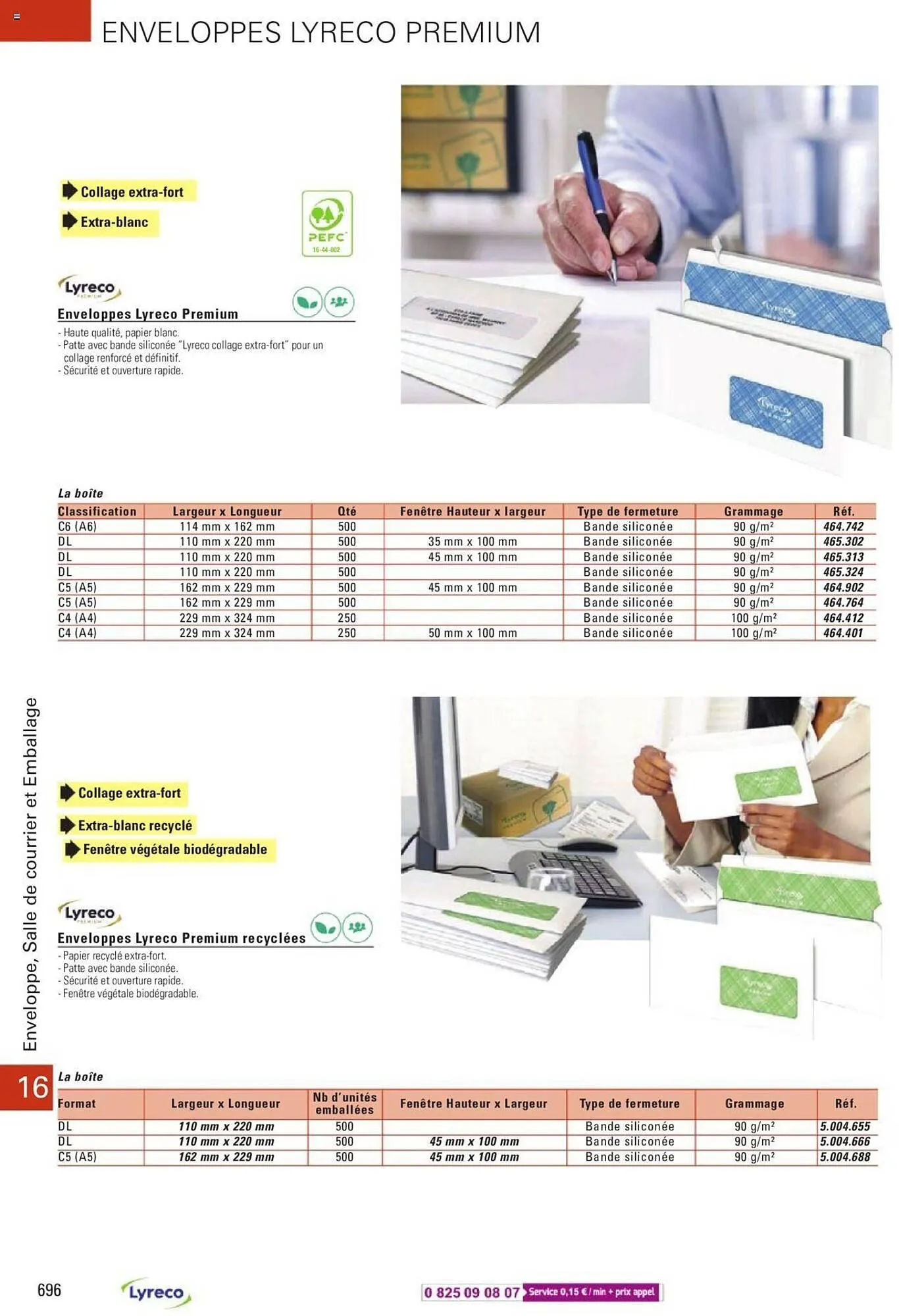 Catalogue Lyreco du 15 mai au 31 décembre 2023 - Catalogue page 696