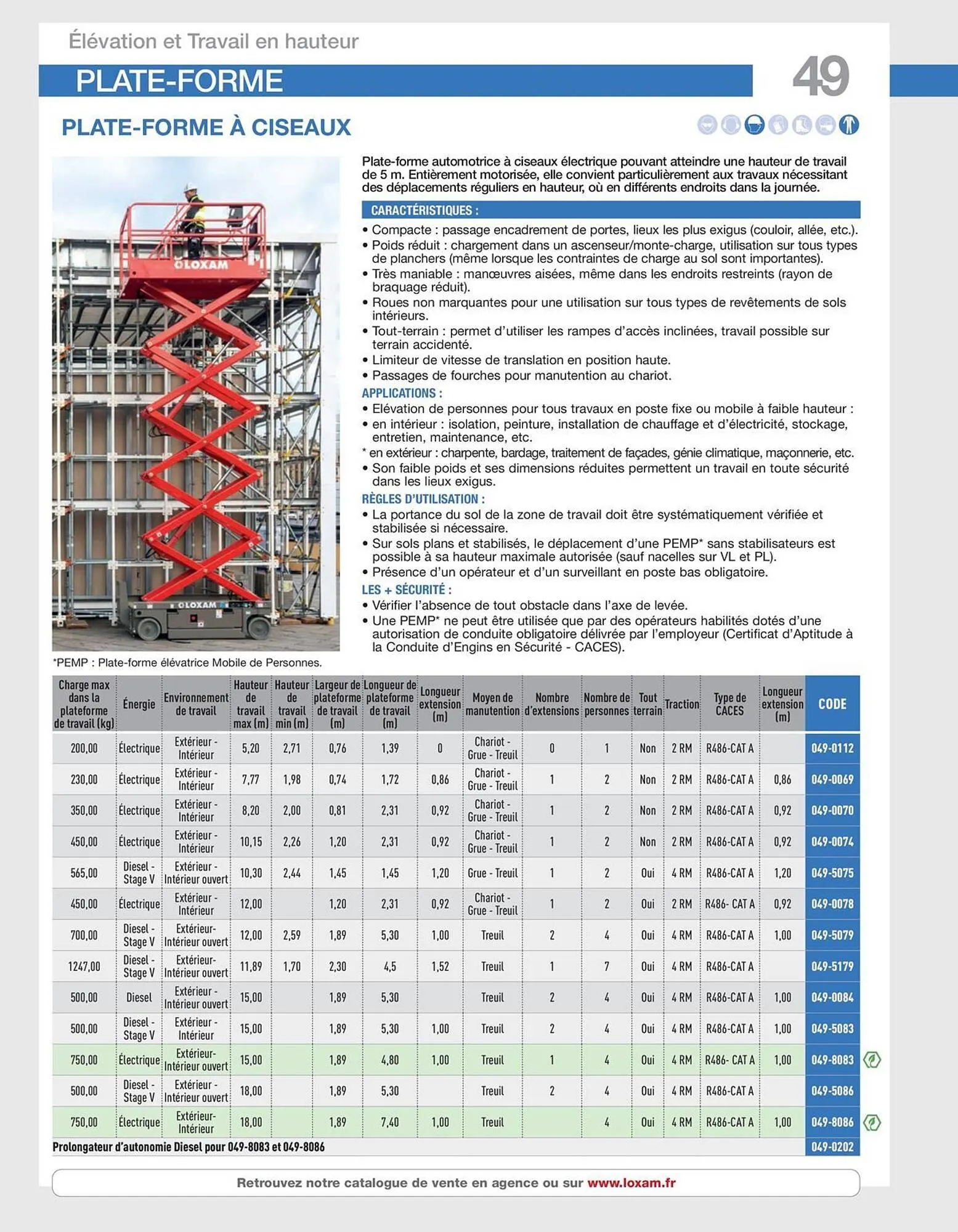 Catalogue Loxam du 10 avril au 31 décembre 2025 - Catalogue page 51