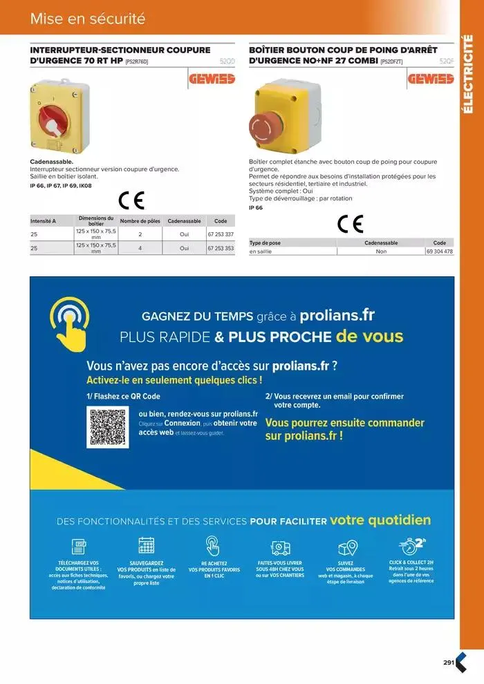 Catalogue génie climatique & sanitaire | Édition 2024-2025 du 2 octobre au 31 décembre 2025 - Catalogue page 291