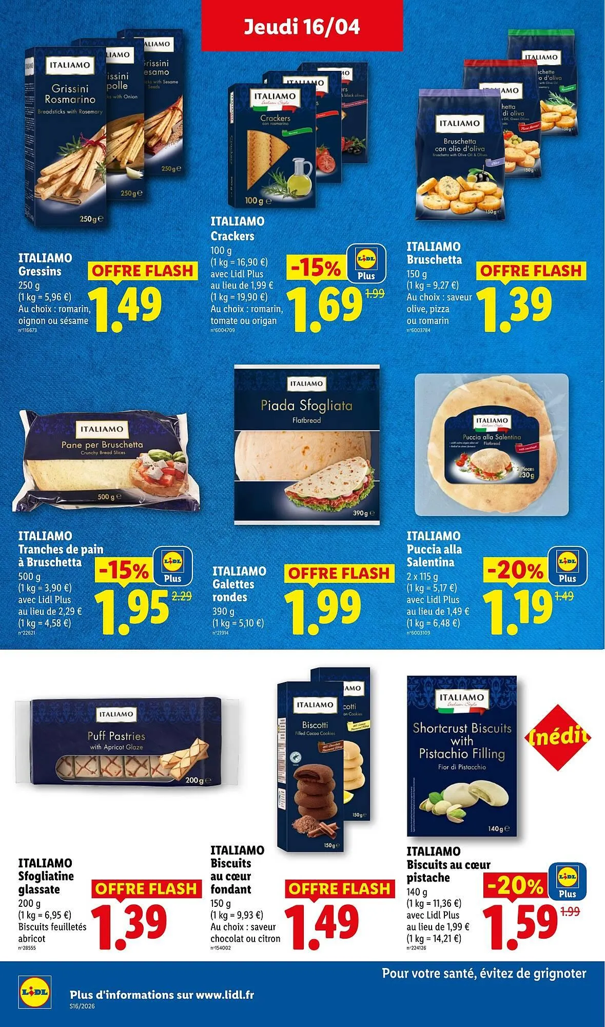 Catalogue Lidl du 16 avril au 22 avril 2026 - Catalogue page 22