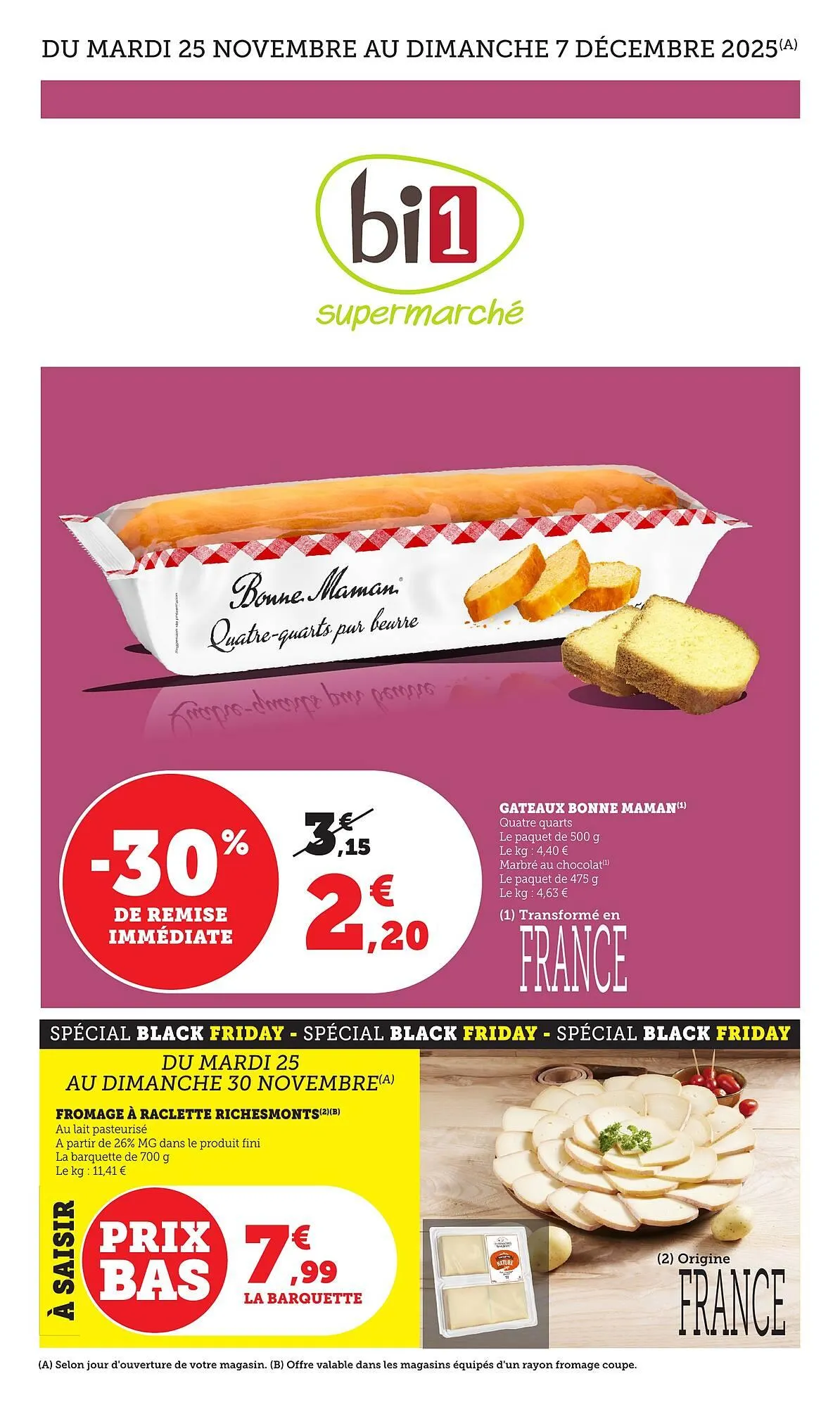 Catalogue Bi1 du 25 novembre au 7 décembre 2025 - Catalogue page 1