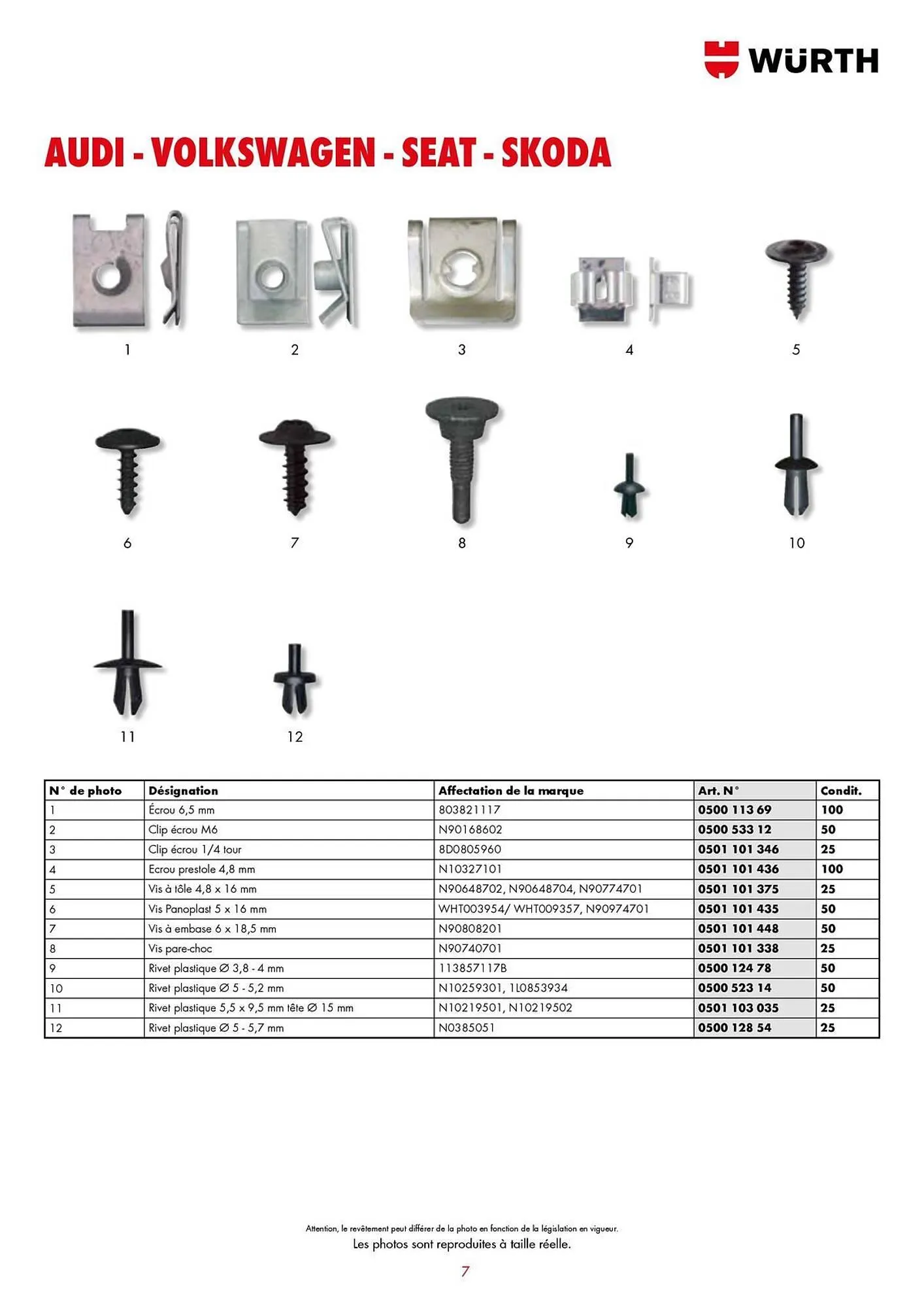 Würth Catalogue du 21 janvier au 31 décembre 2025 - Catalogue page 6