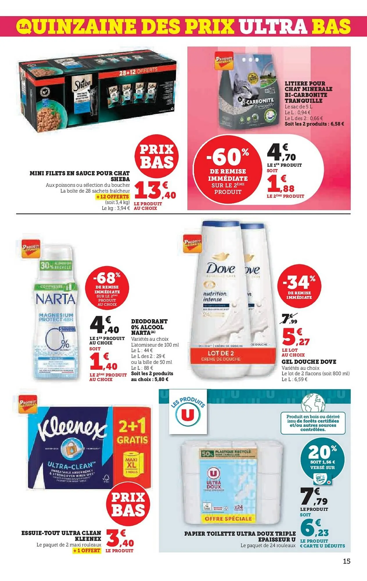 Catalogue Super U du 11 mars au 23 mars 2025 - Catalogue page 15