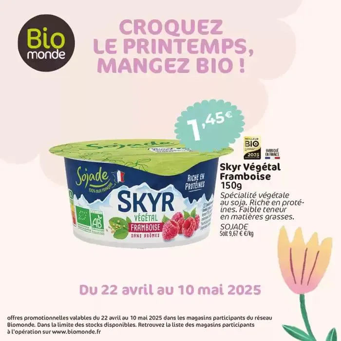 CROQUEZ LE PRINTEMPS, MANGEZ BIO! du 22 avril au 10 mai 2025 - Catalogue page 3