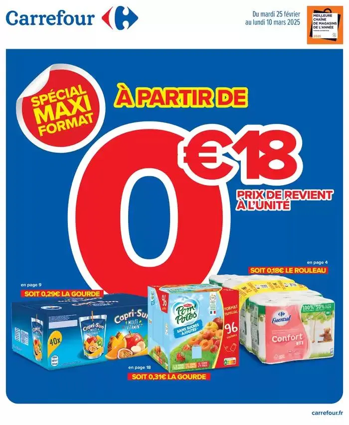 SPÉCIAL MAXI FORMAT du 25 février au 10 mars 2025 - Catalogue page 1
