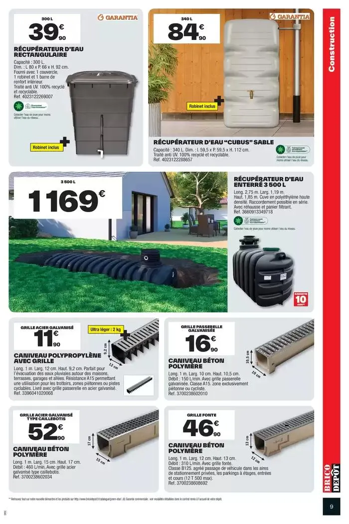 Voyez plus grand avec nos prix dépôts ! du 7 mars au 20 mars 2025 - Catalogue page 9