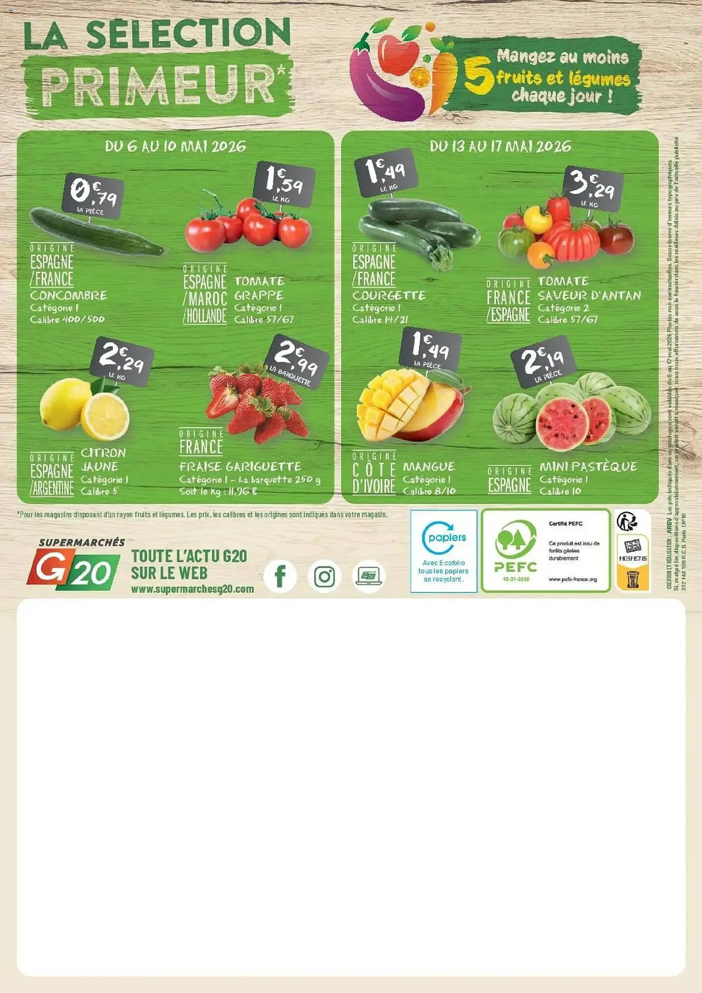 Catalogue G20 du 6 mai au 17 mai 2026 - Catalogue page 20