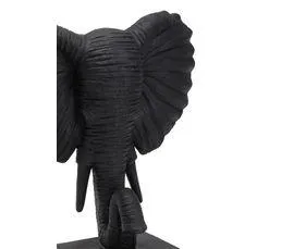 Statue éléphant H. 35 cm CELESTE Noir