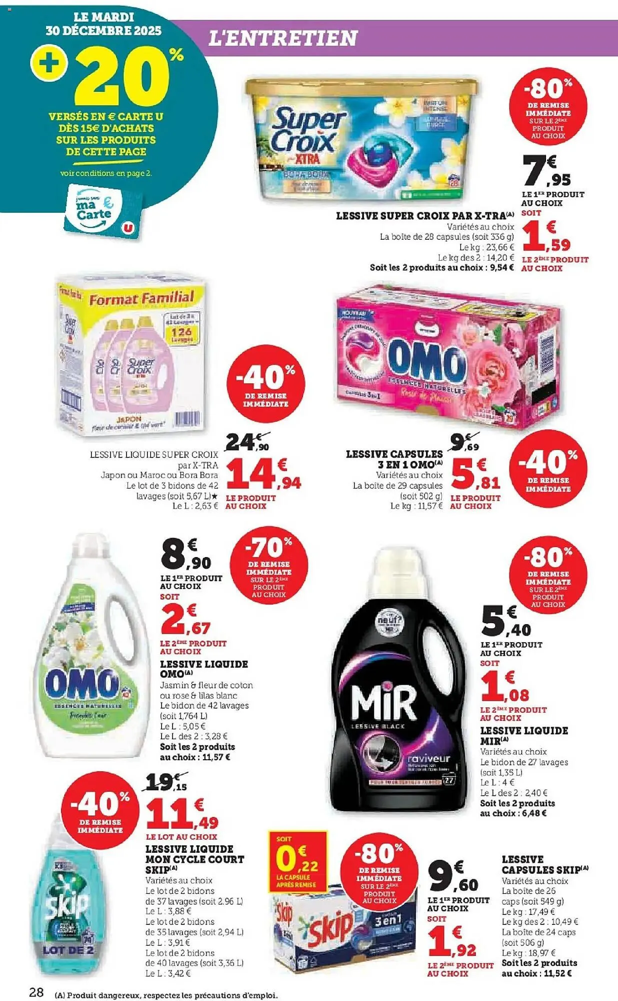 Catalogue Hyper U du 27 décembre au 11 janvier 2026 - Catalogue page 28