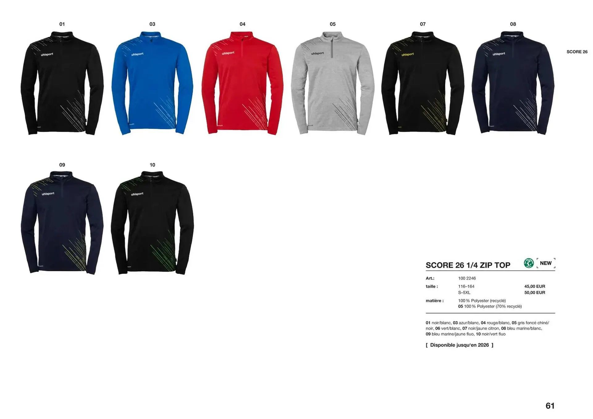 Catalogue Uhlsport du 1 mars au 31 décembre 2023 - Catalogue page 61