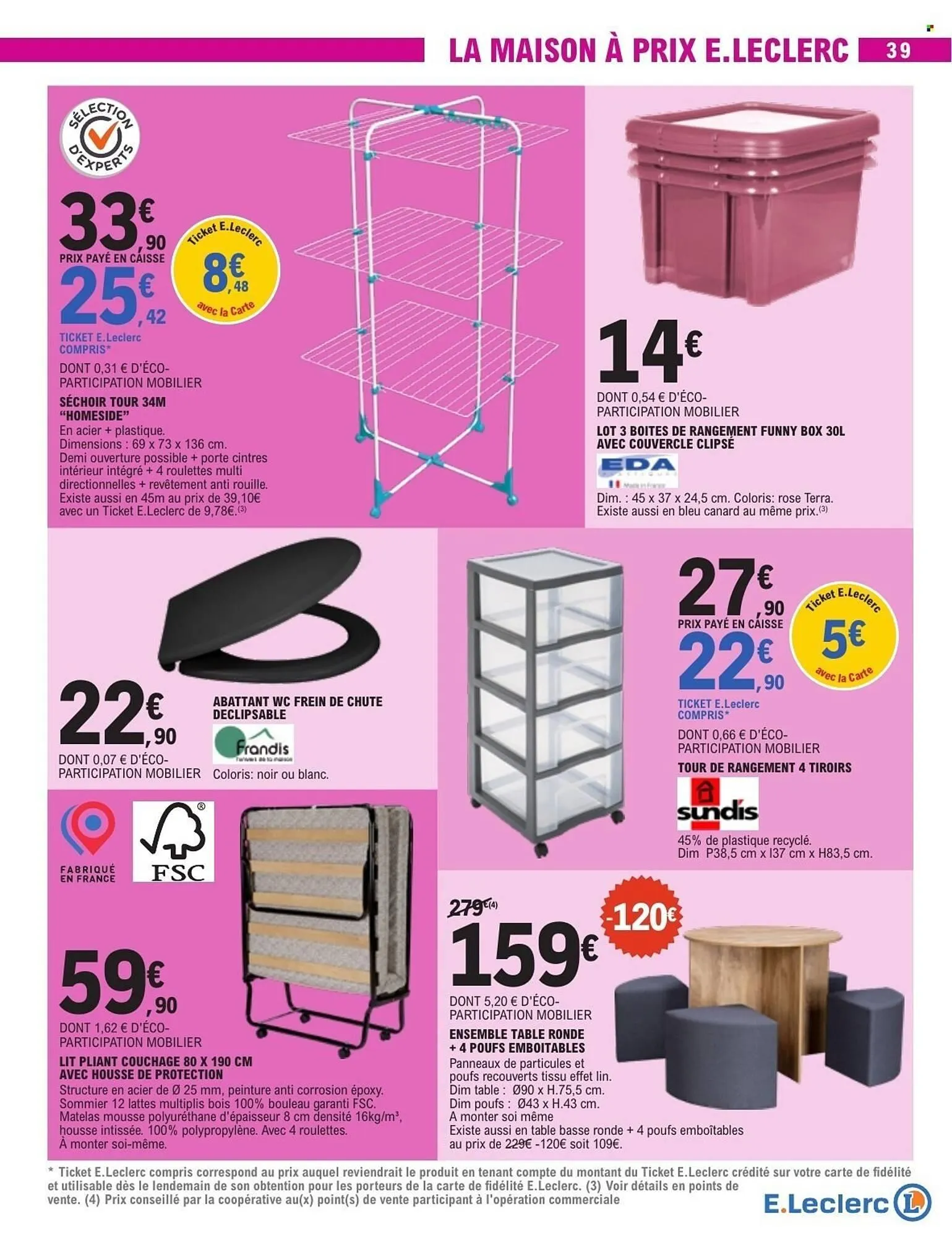 Catalogue E.Leclerc du 10 mars au 21 mars 2026 - Catalogue page 39