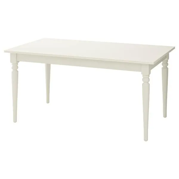 Table extensible, blanc,