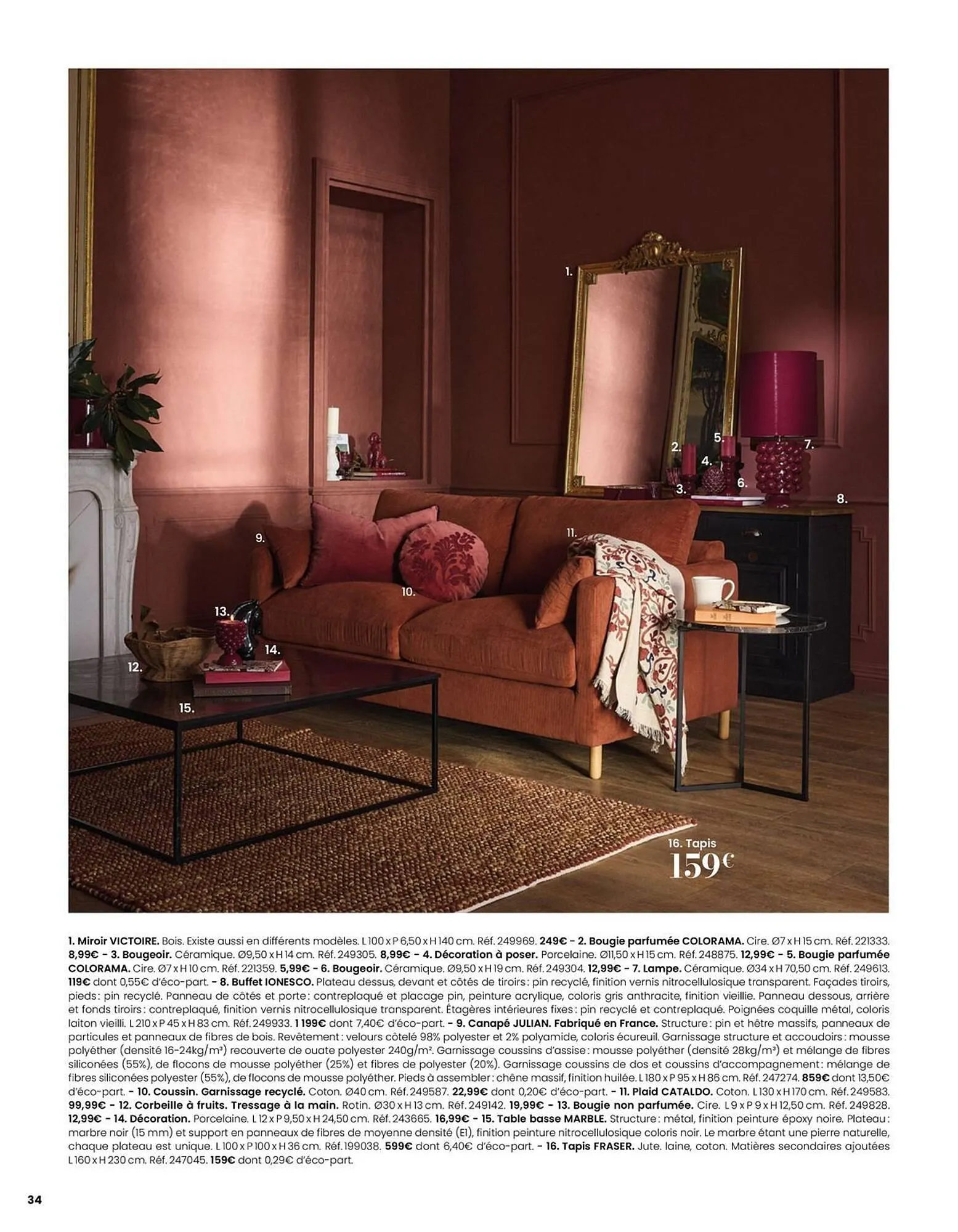 Catalogue Maisons du Monde du 11 décembre au 31 décembre 2025 - Catalogue page 34