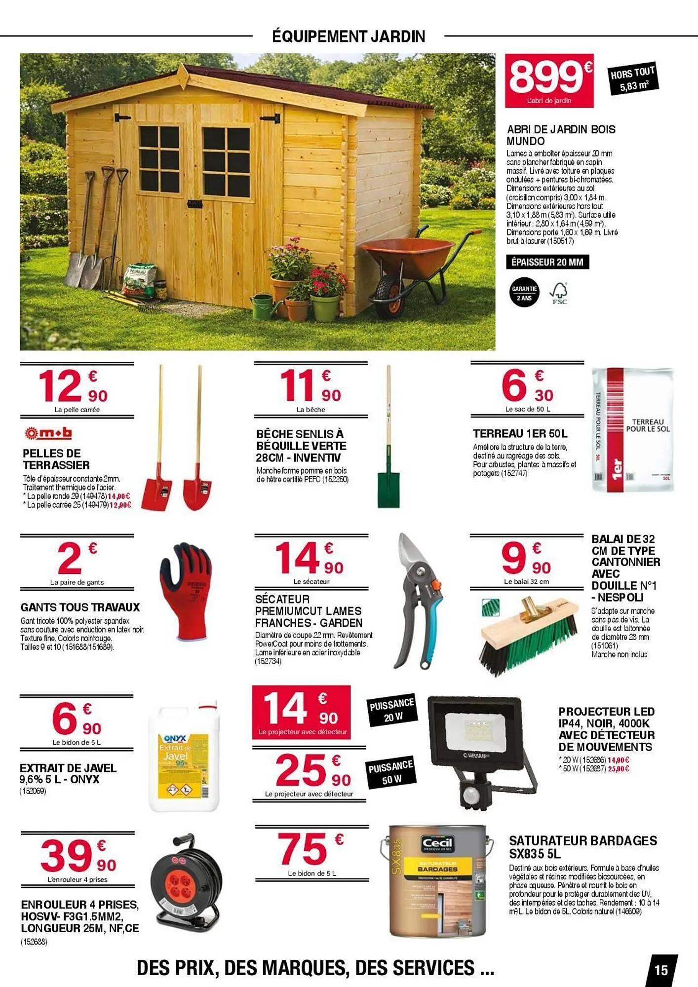 Catalogue Chretien Matériaux du 11 mars au 4 avril 2026 - Catalogue page 15