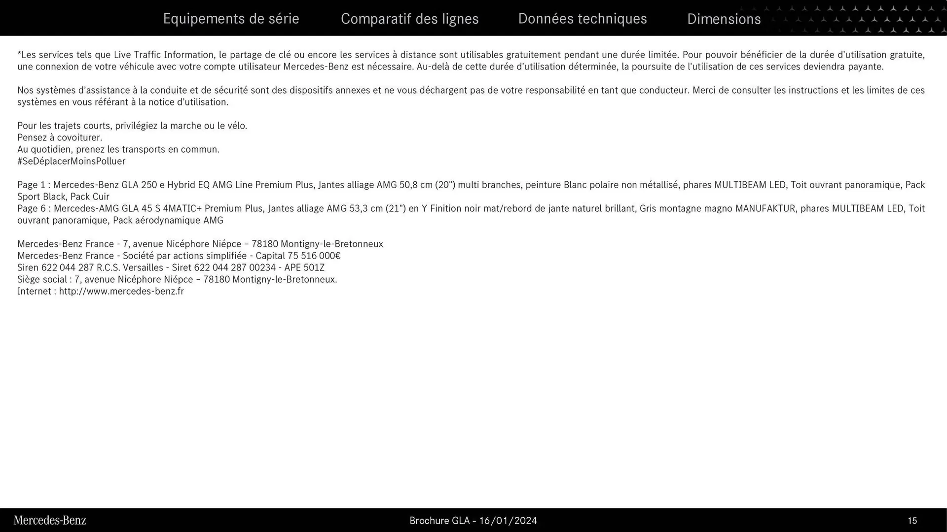 Catalogue Mercedes-Benz du 3 septembre au 3 septembre 2026 - Catalogue page 15