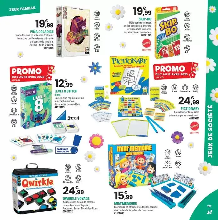 PRINTEMPS 2025 du 2 avril au 28 juin 2025 - Catalogue page 207