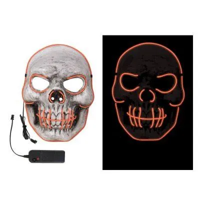 Masque de Squelette - Adulte - Lumineux