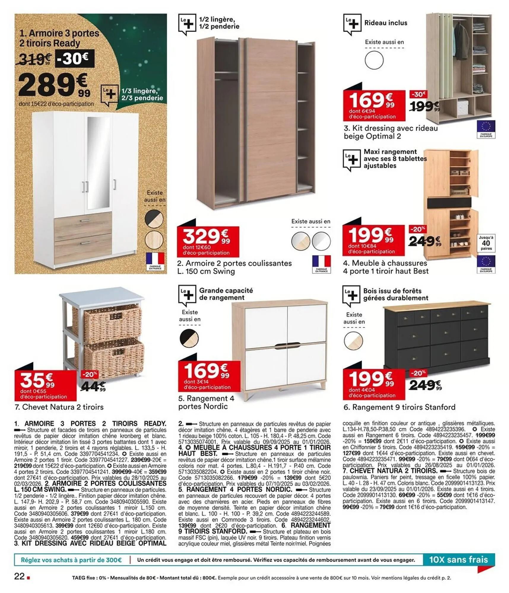 Catalogue BUT du 28 octobre au 1 janvier 2026 - Catalogue page 22