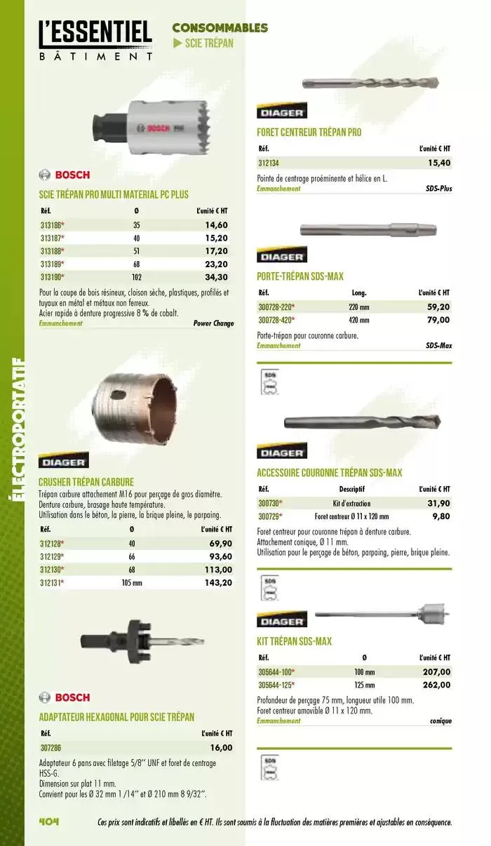 Essentiel Batiment 2025 du 3 janvier au 31 décembre 2025 - Catalogue page 406