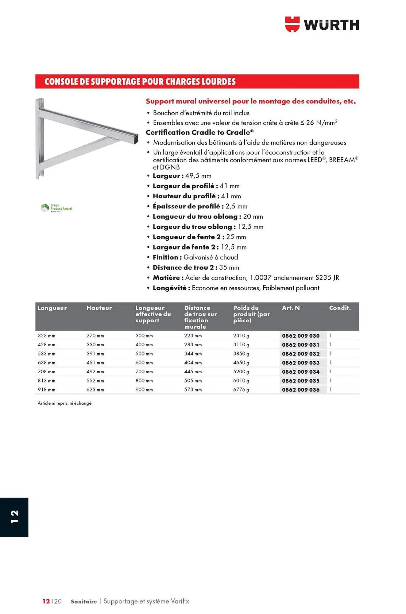 Catalogue Würth du 12 mai au 31 décembre 2025 - Catalogue page 1564
