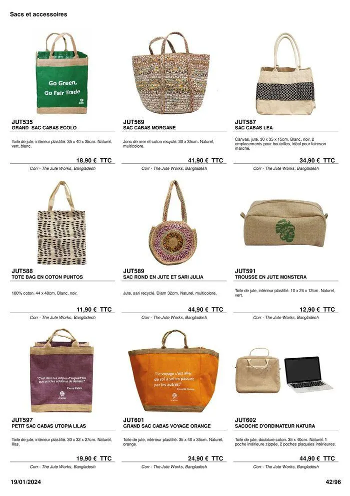 ARTISANAT . DéCORATION . MODE . JOUETS du 9 février au 31 août 2024 - Catalogue page 44