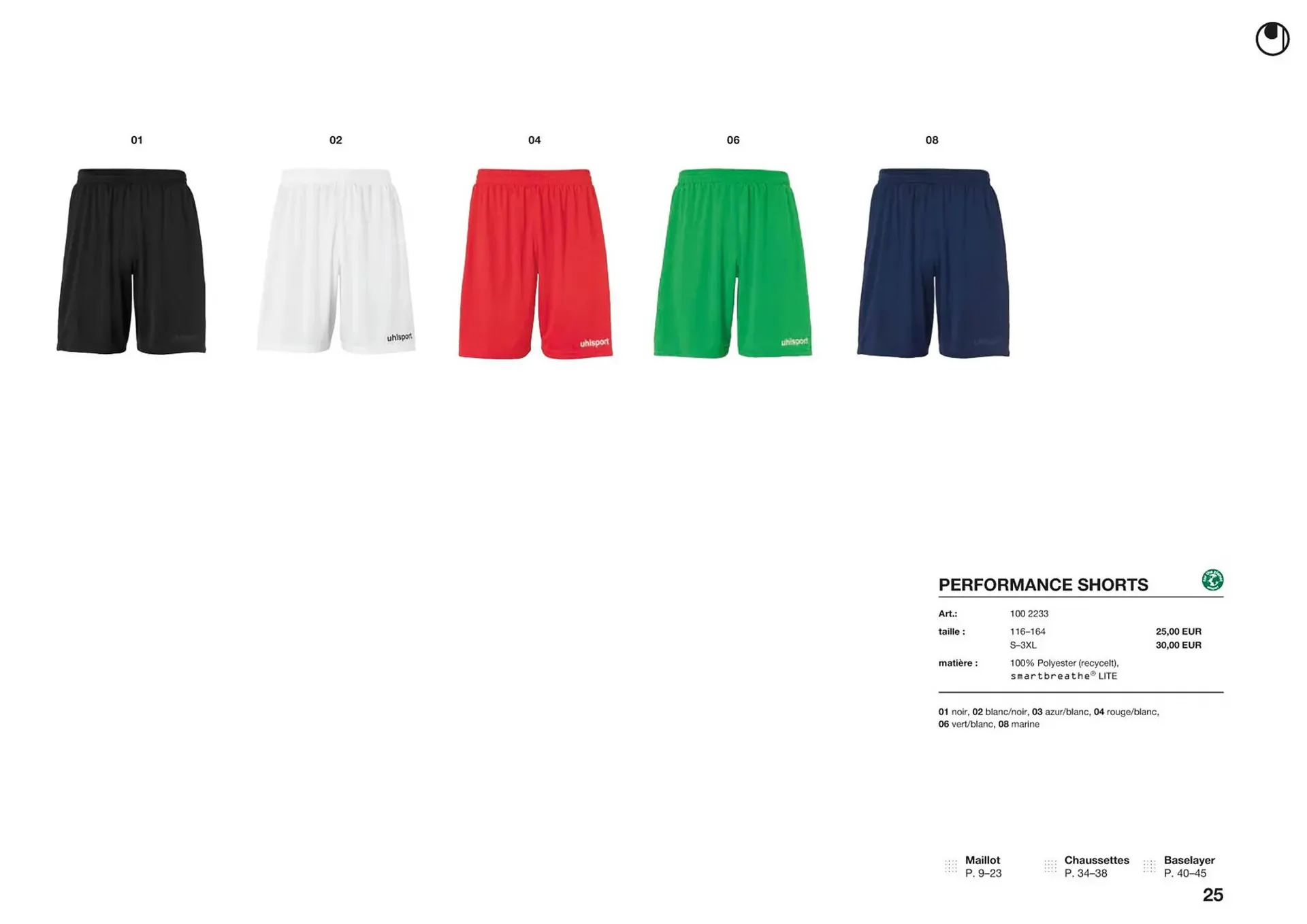 Catalogue Uhlsport du 1 mars au 31 décembre 2023 - Catalogue page 25