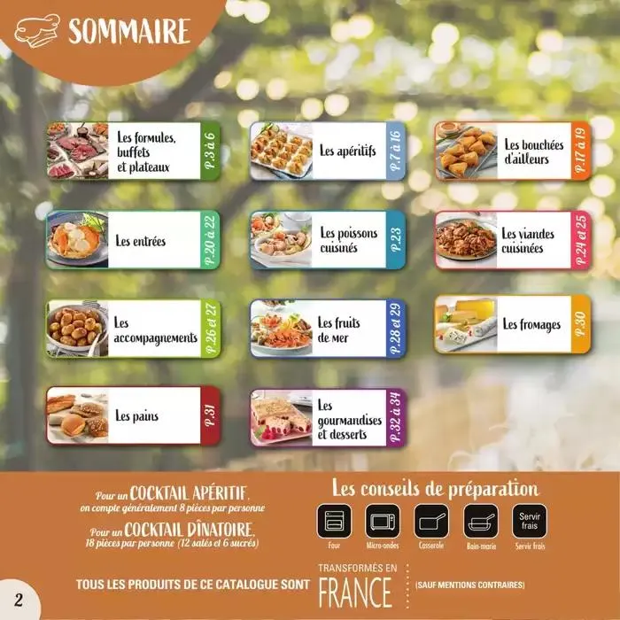 CARTE TRAITEUR PERMANENTE du 31 mars au 30 mars 2026 - Catalogue page 2