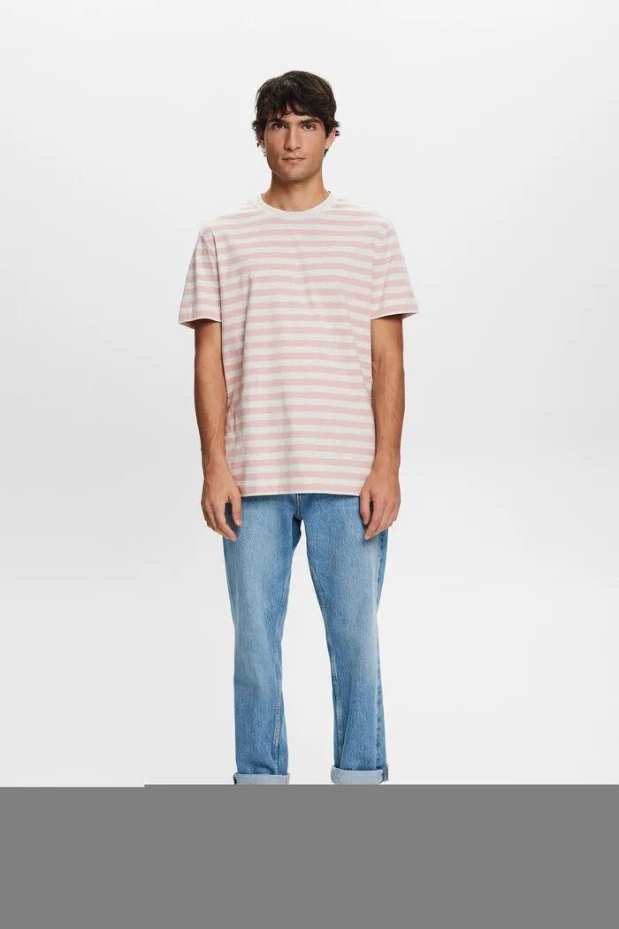 T-shirt rayé en jersey de coton