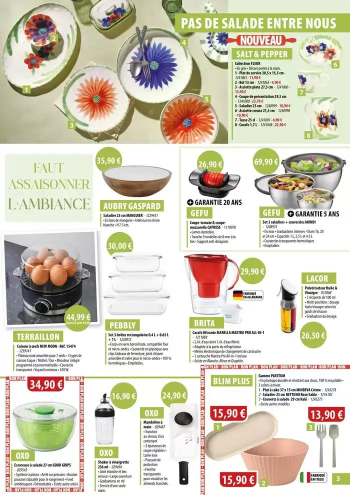 Les beaux jours S'invitent à table du 12 mai au 22 juin 2025 - Catalogue page 3