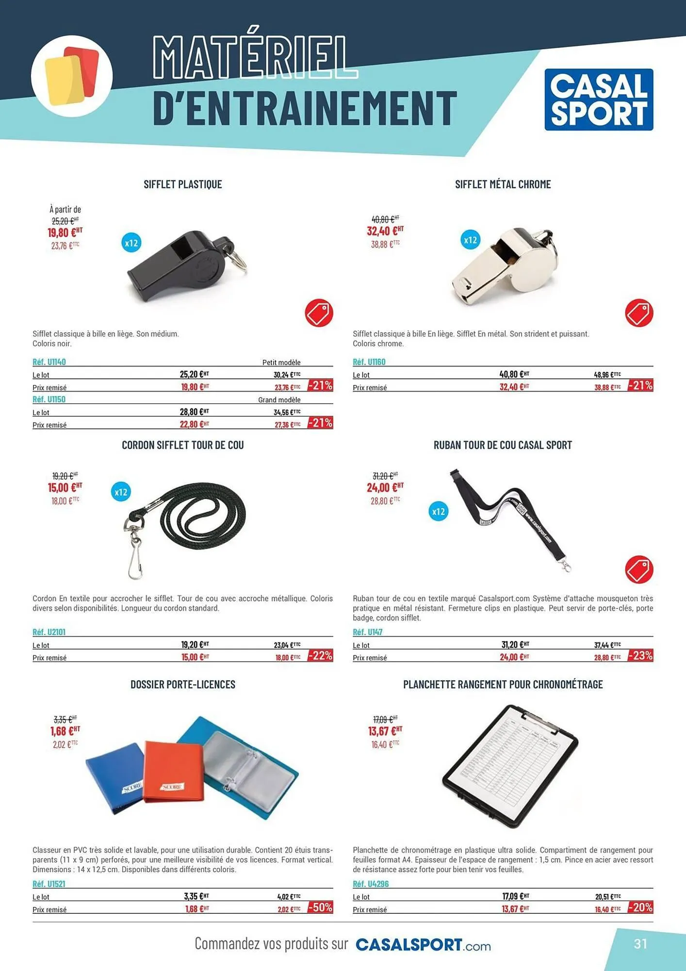 Catalogue Casal Sport du 30 avril au 31 décembre 2025 - Catalogue page 31