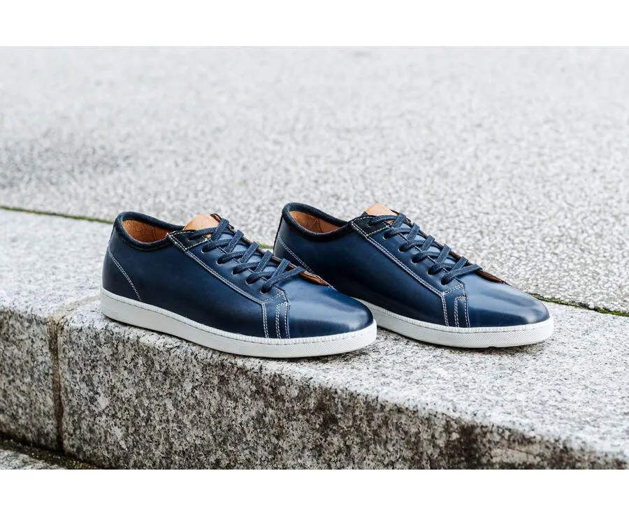 Sneakers homme Bleu Patiné - MILANESIA
