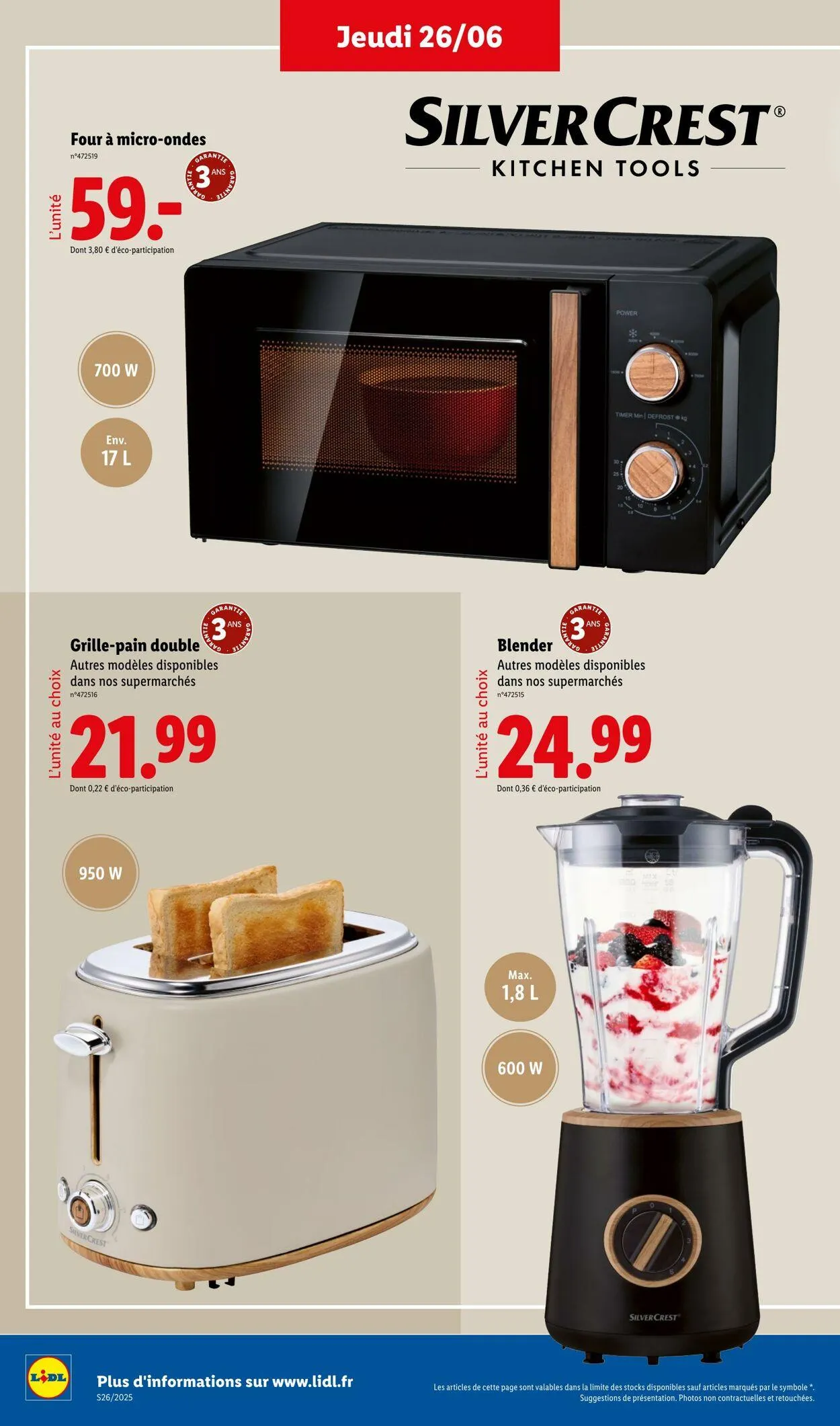 Lidl du 26 juin au 2 juillet 2025 - Catalogue page 48