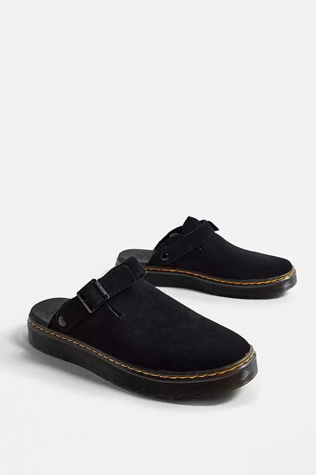 Dr. Martens - Sandales en daim Carlson noires