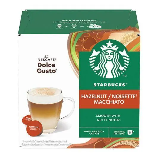 Capsules STARBUCKS® by NESCAFE® Dolce Gusto® Noisette Machiatto x 12