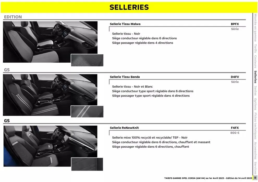 Opel Corsa du 16 avril au 16 avril 2026 - Catalogue page 9