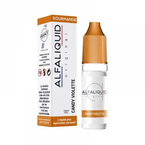 E Liquide CANDY VIOLETTE 10 ml - Alfaliquid