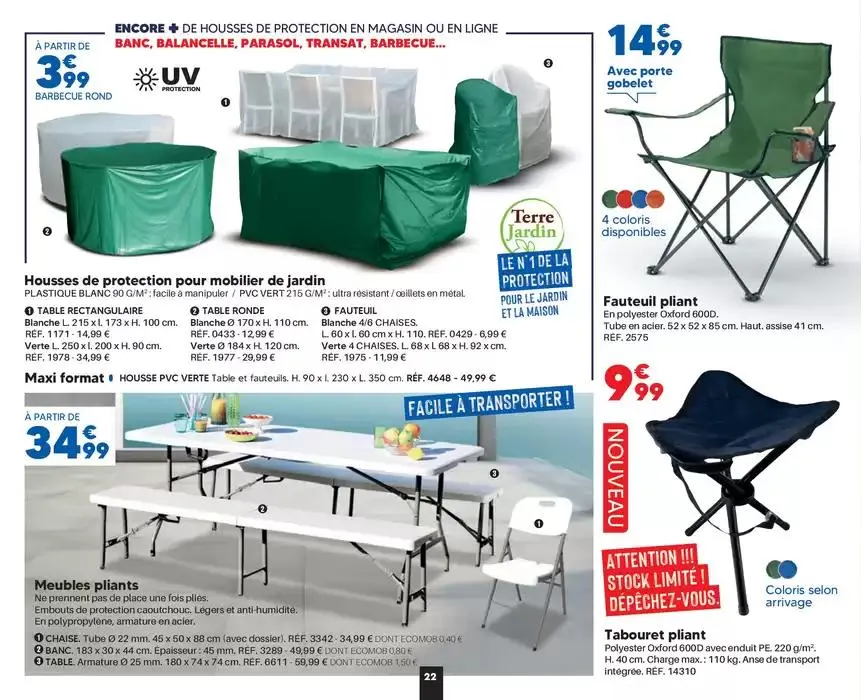 PRINTEMPS/ÉTÉ 2025 du 1 mars au 30 septembre 2025 - Catalogue page 22