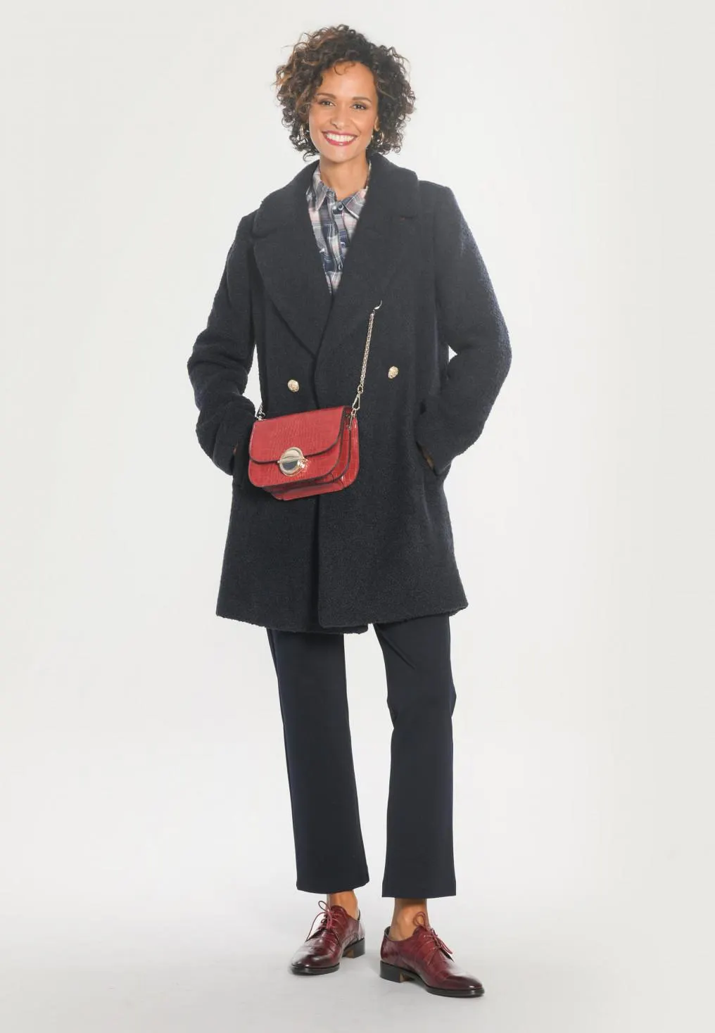 ABELIE - MANTEAU - MARINE