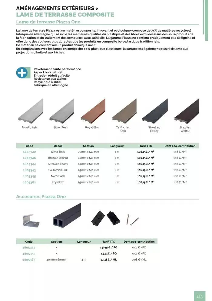 BOIS PANNEAUX 2025 2026 du 30 avril au 31 décembre 2026 - Catalogue page 123