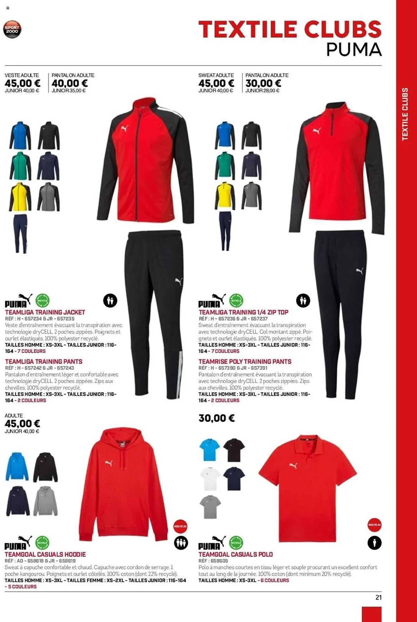 Catalogue Sport 2000 du 28 mai au 31 décembre 2025 - Catalogue page 18