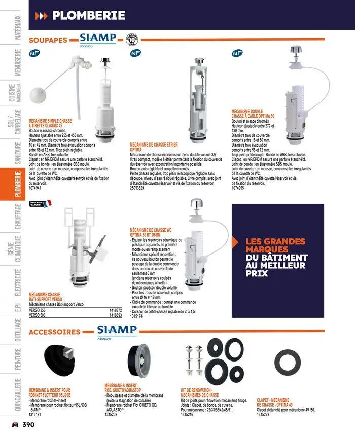 Guide produits 2024 du 15 mars au 31 décembre 2024 - Catalogue page 390