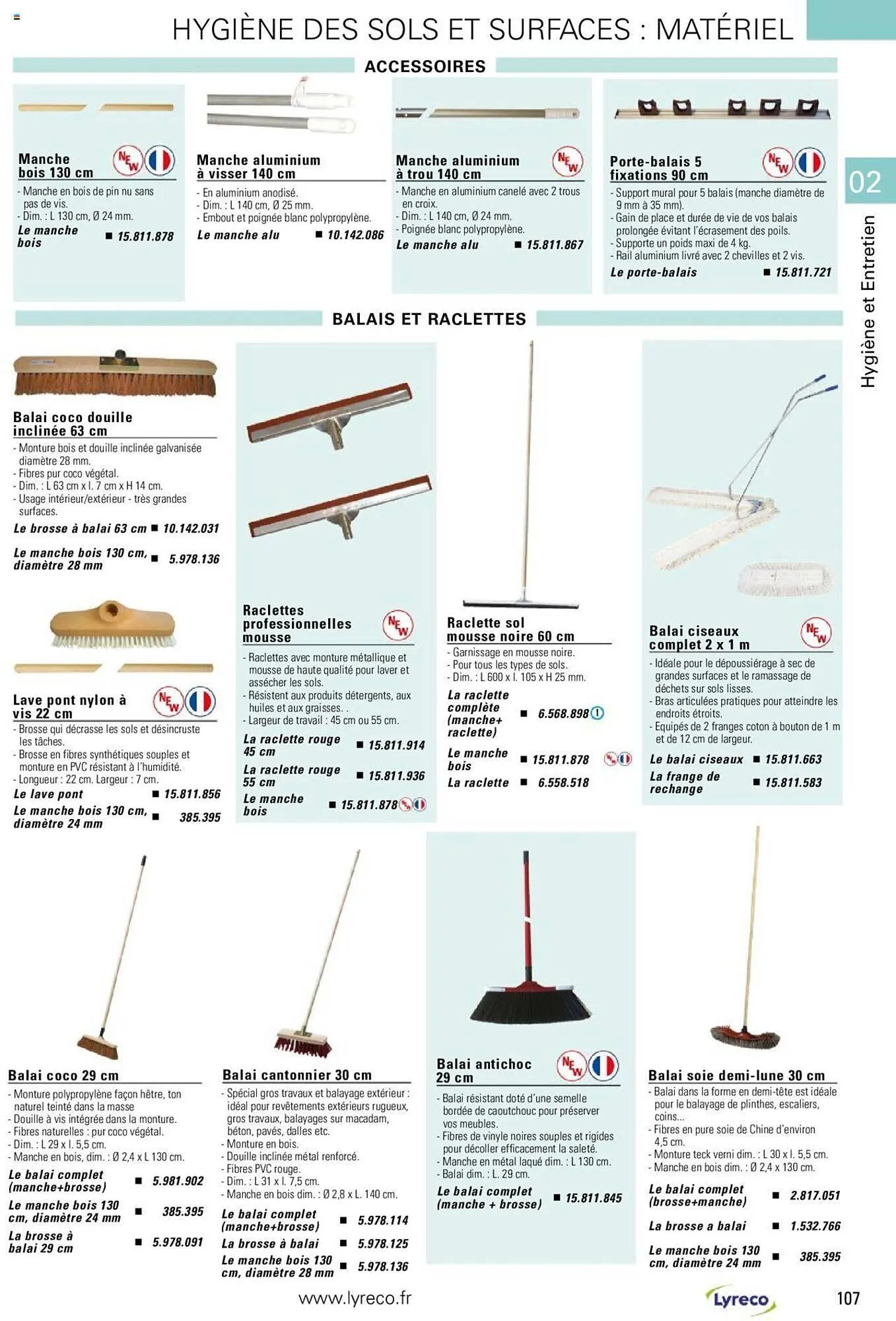 Catalogue Lyreco du 15 mai au 31 décembre 2023 - Catalogue page 107
