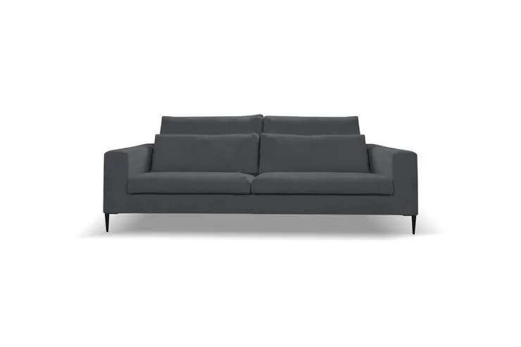 ROMA CANAPE 3 PLACES GRIS FONCE SERENO 695