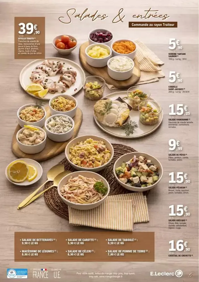 Carte traiteur generale du 8 avril au 31 décembre 2025 - Catalogue page 5