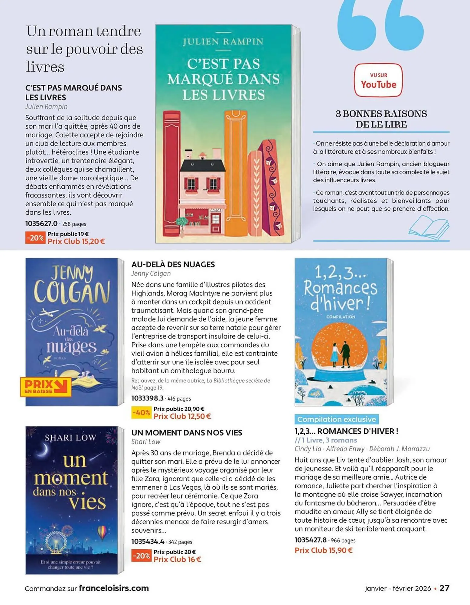 Catalogue France Loisirs du 1 janvier au 28 février 2026 - Catalogue page 27