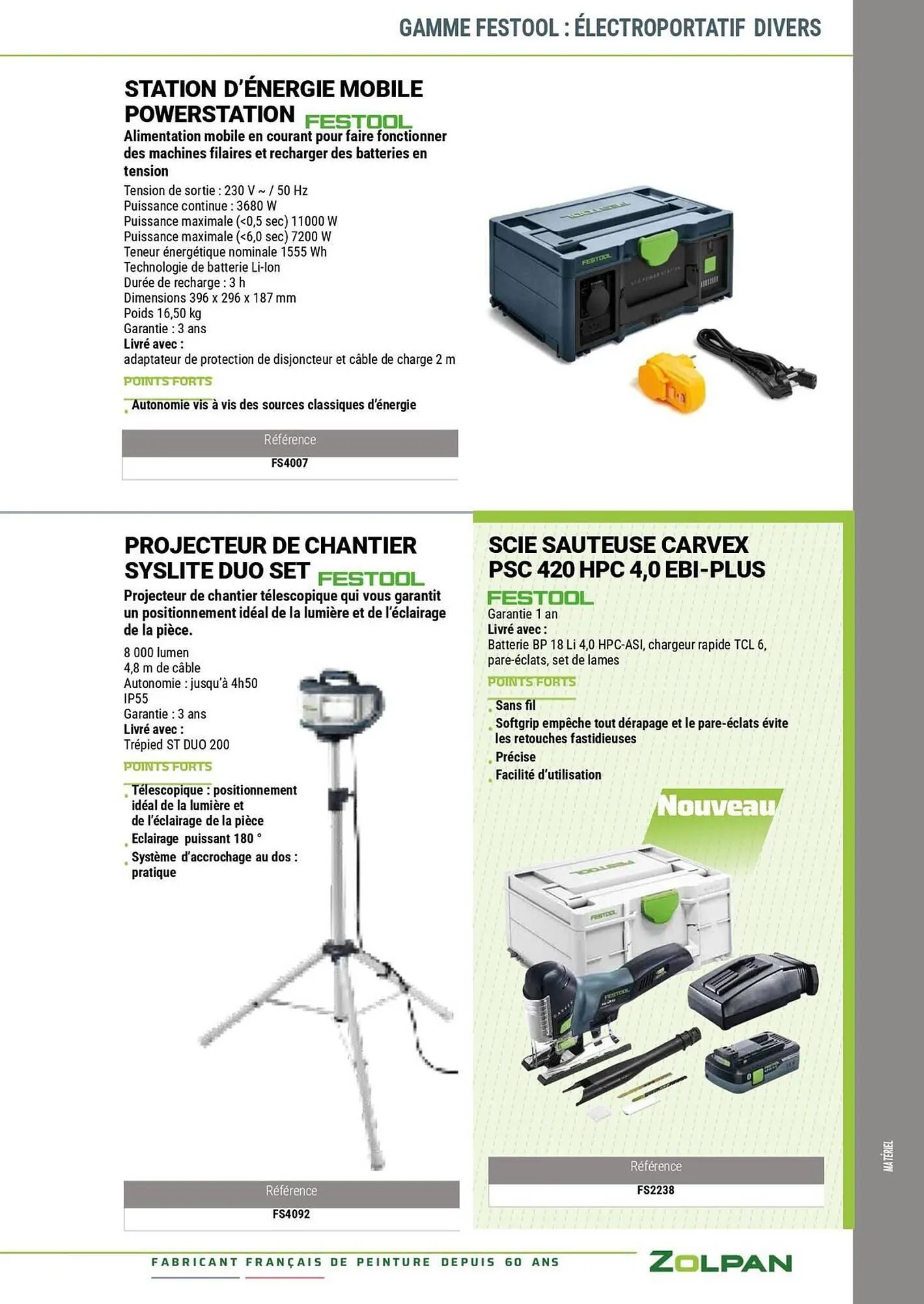 Catalogue Zolpan du 13 janvier au 31 décembre 2025 - Catalogue page 391