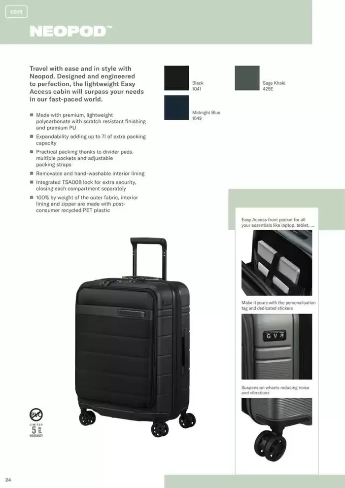 Samsonite Product catalogue 2025 du 23 décembre au 31 décembre 2025 - Catalogue page 106