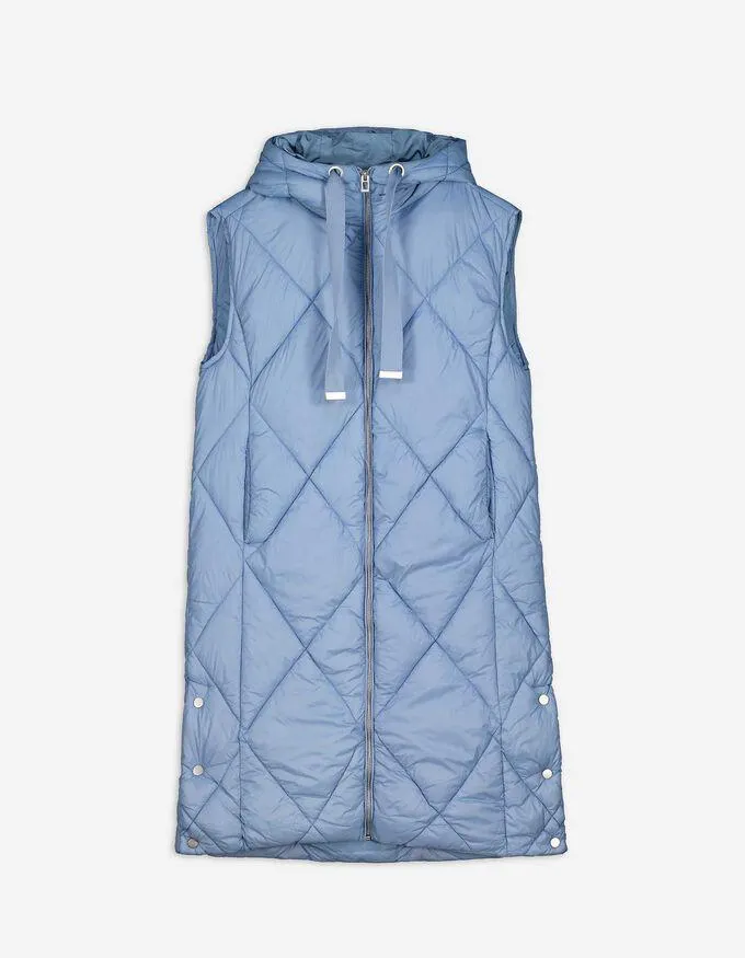 Capuche à cordon coulissant sous tunnel