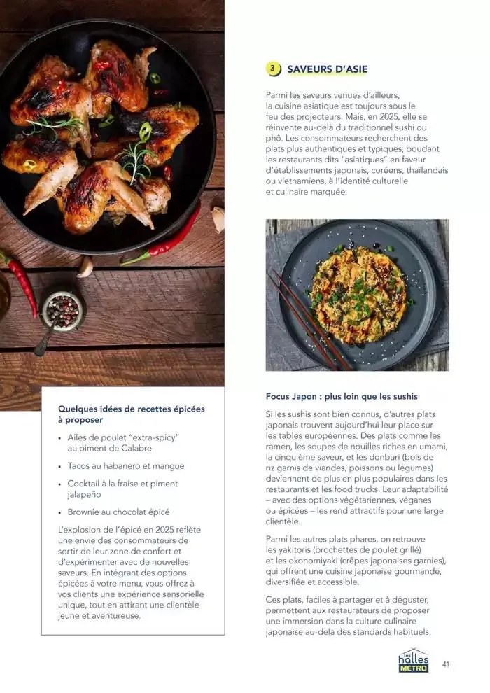 Metro Tendances Restauration 2025 du 3 février au 31 décembre 2025 - Catalogue page 41